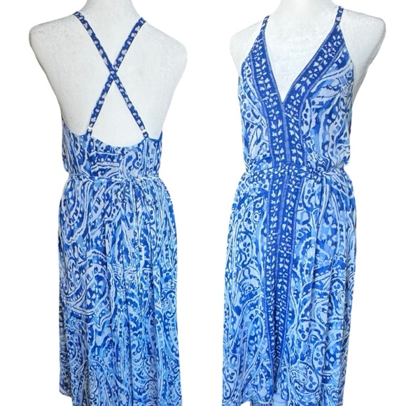 Blue Sundress Sz 6 - Picture 4 of 16